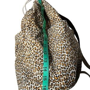 Animal print tote bag